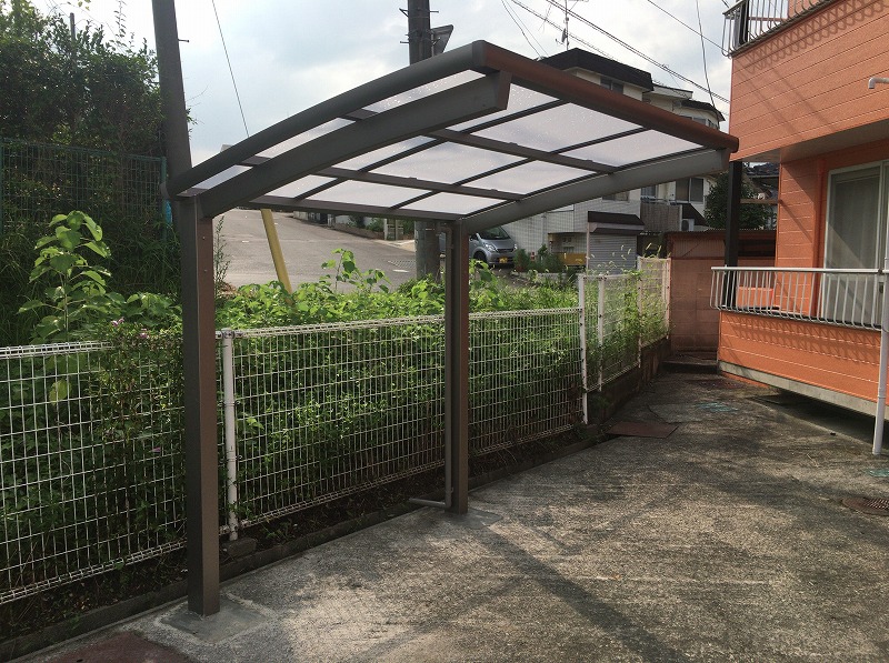 駐輪場屋根新設